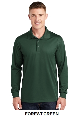 Sport-Tek® Long Sleeve Micropique Sport-Wick® Polo. ST657.